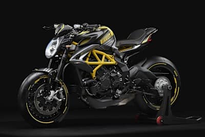 MV Agusta Dragster 800 RR Pirelli: Pirelli war bei der Gestaltung des Designs beteiligt