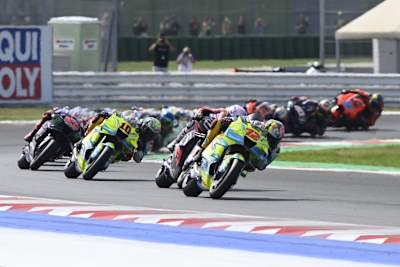 Marco Bezzecchi (72) lag vor Teamkollege Luca Marini (10)