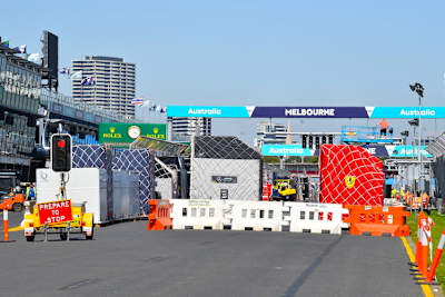 Das Formel-1-Material ist sicher in Australien angekommen