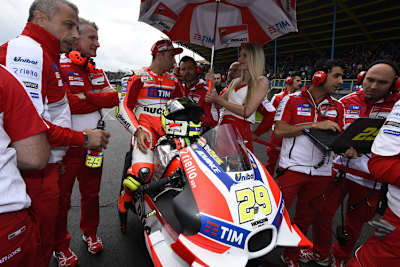 Die Ducati sieht grossartig aus, wenn ich sie fahre, ich mache den Unterschied! 