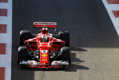 Sebastian Vettel war der schnellste GP-Star im ersten freien Training von Abu Dhabi