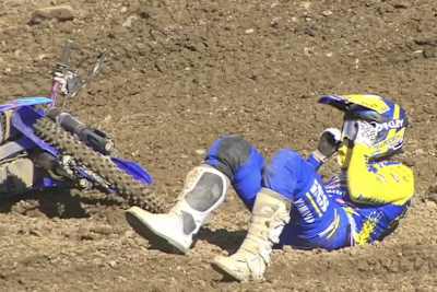 Der übermotivierte Lokalmatador Isak Gifting stürzte bei seinem Heimrennen mehrfach