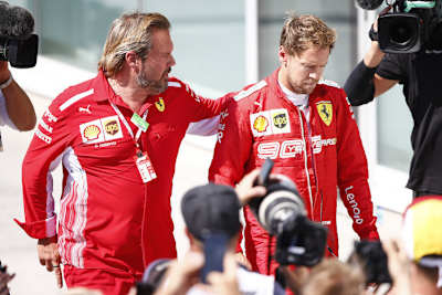 Sebastian Vettel nach dem Grossen Preis von Kanada 2019