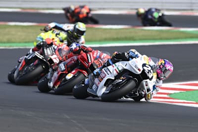 Kurzfristig führte Enea Bastianini den Misano-GP sogar an