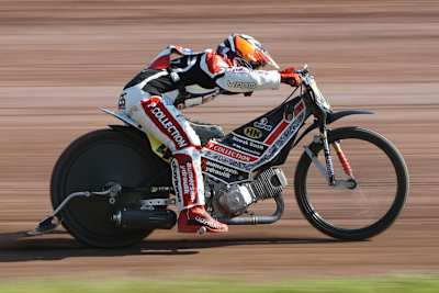 Erik Riss während des Trainings in Herxheim