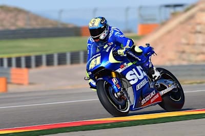 Aleix Espargaró auf der GSX-RR in Aragón