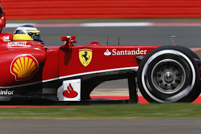 Pedro de la Rosa beim Silverstone-Test