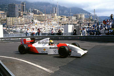Ayrton Senna 1993 in Monaco