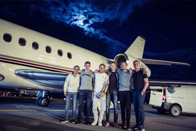 Nico Rosberg fliegt mit Trophäe sowie Massa, Verstappe, Kvyat, Button und Coulthard nach Monaco zurück