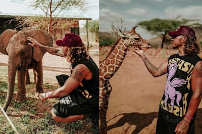 Lewis Hamilton ist von der Tierwelt tief beeindruckt