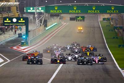 Start zum Grossen Preis von Sakhir 2020