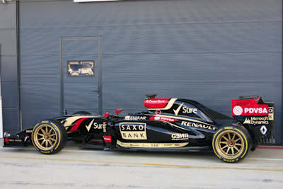 So sehen die neuen Räder am Lotus-Renner aus