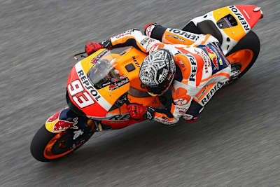 Marc Márquez führt um 15 Uhr die Zeitenliste an