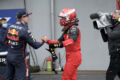 Max Verstappen und Charles Leclerc