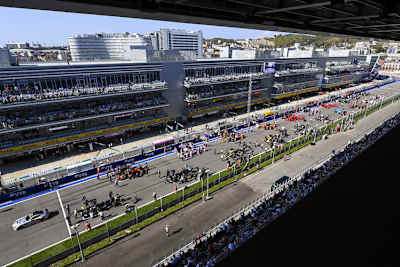 Beim Grossen Preis von Russland 2020