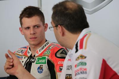 Stefan Bradl mit Crew-Chief Beefy Bourguignon