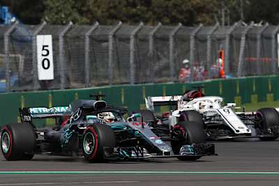 Lewis Hamilton kämpfte mit den Reifen