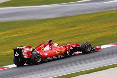 Sebastian Vettel im Ferrari