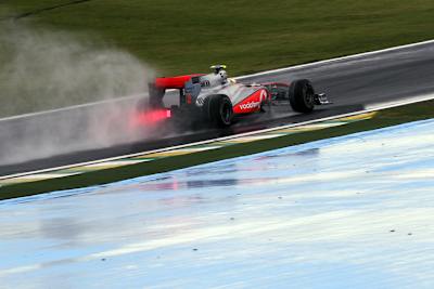 Lewis Hamilton hat eben den Nachbrenner gezündet