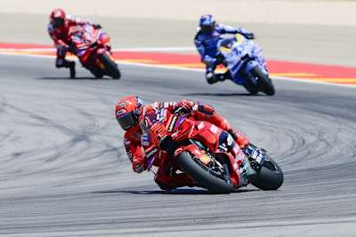 Marc Marquez fuhr an der Spitze ein einsames Rennen