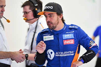 Fernando Alonso in Bahrain