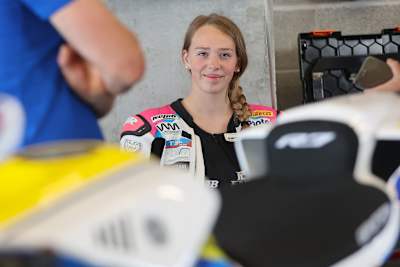 Lucy Michel ist zufrieden mit dem Cremona-Test