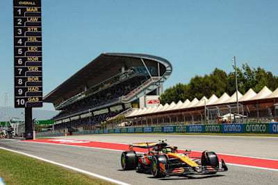 Lando Norris gibt in Spanien den Ton an