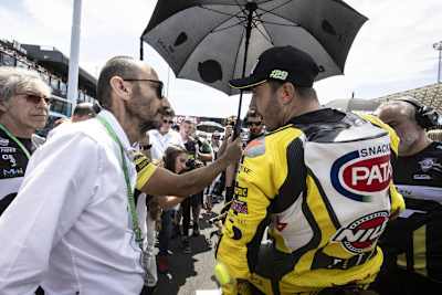 Andrea Iannone mit Ducati-Geschäftsführer Claudio Domenicali