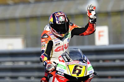 Stefan Bradl: Gruss an das japanische Publikum nach Rang 5 beim Comeback in Motegi
