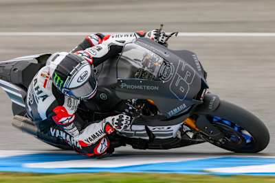 Das passt auch optisch: Jonathan Rea auf der Yamaha