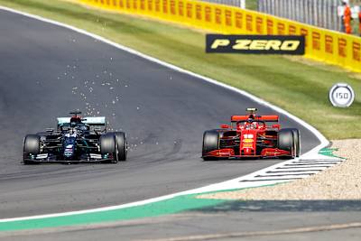 Charles Leclerc musste Lewis Hamilton ziehen lassen