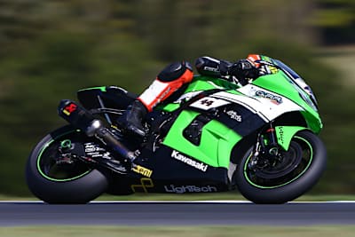 David Salom fährt für Pedercini Kawasaki
