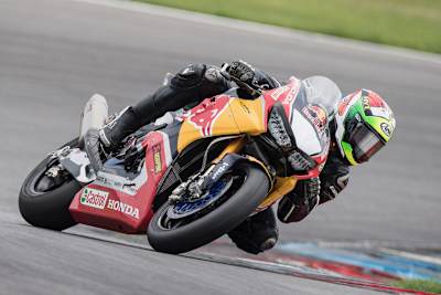 Davide Giugliano während des Lausitzring-Tests letzte Woche