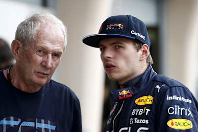 Helmut Marko mit Max Verstappen