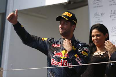 Daniel Ricciardo in Ungarn