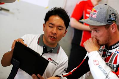 Jack Miller fährt in Suzuka für das Team Mushashi Harc-Pro Honda