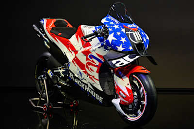So sieht die RS-GP in den US-Farben aus