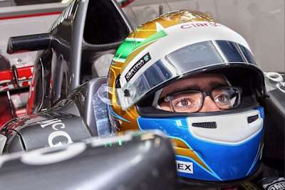 Esteban Gutiérrez 2014 mit Brille