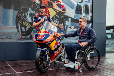 Jack Miller mit KTM-Sportchef Pit Beirer