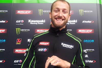Tom Sykes posierte für SPEEDWEEK.com