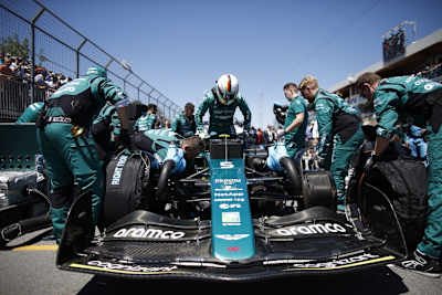 Sebastian Vettel vor dem Grossen Preis von Kanada