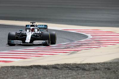 George Russell im Mercedes