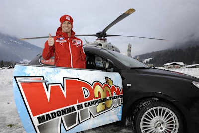 Nicky Hayden in Madonna di Campiglio