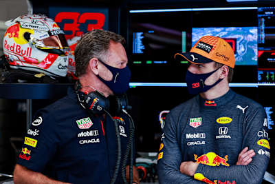 Christian Horner und Max Verstappen