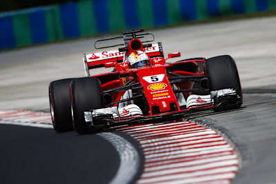 Sebastian Vettel im Ferrari