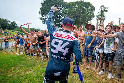Ken Roczen verpasste den Tagessiegin Budds Creek knapp