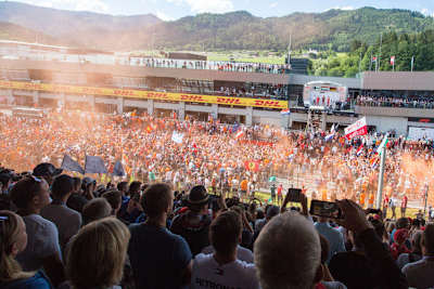 Die Siegerehrung ist nur eines der vielen Highlights am Red Bull Ring