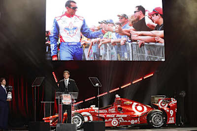 Stefan Wilson im August 2015 bei einer Ehrung für seinen verstorbenen Bruder Justin Wilson