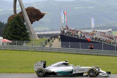 Nico Rosberg 2014 auf dem Red Bull Ring