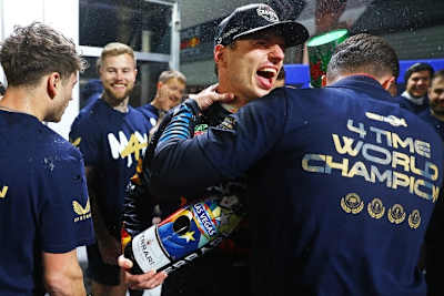 Max Verstappen durfte in Las Vegas seinen vierten WM-Titel bejubeln